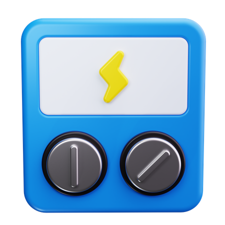 Energiezähler  3D Icon