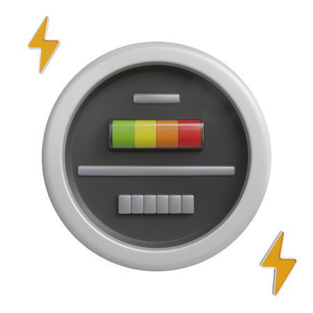 Energiezähler  3D Icon