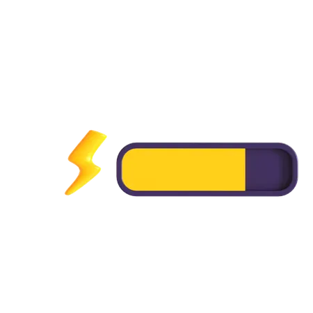Energy Bar  3D Icon