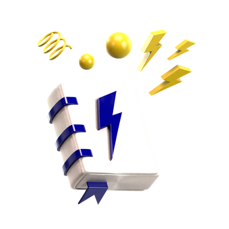 Energy Book 3D Icon