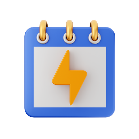 Energy Calendar  3D Icon