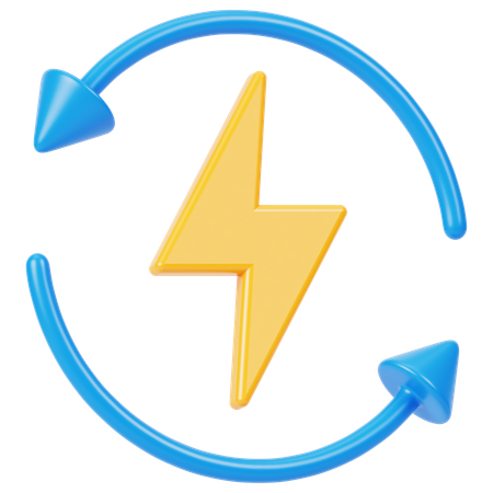 Energy Conservation  3D Icon