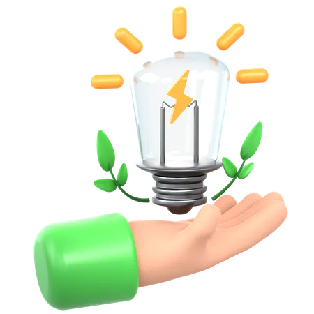 Energy Conservation  3D Icon