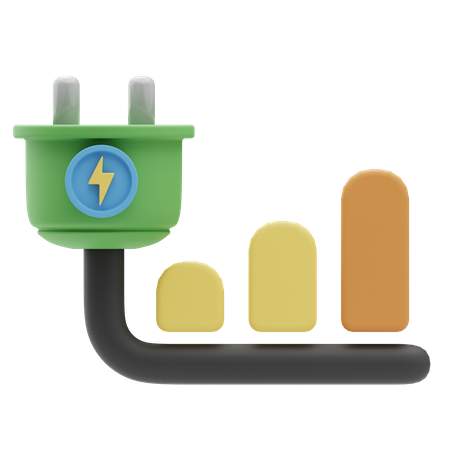 Energy Consumption  3D Icon