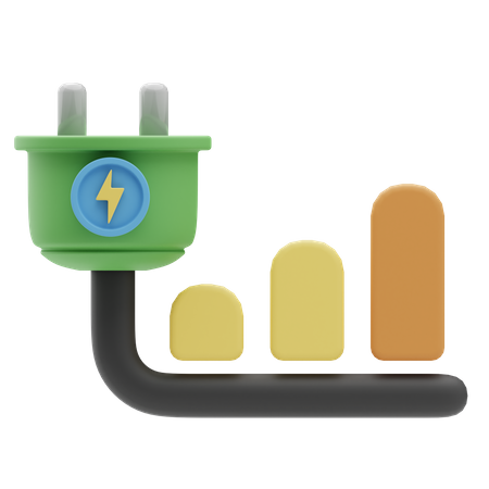 Energy Consumption 3D Icon