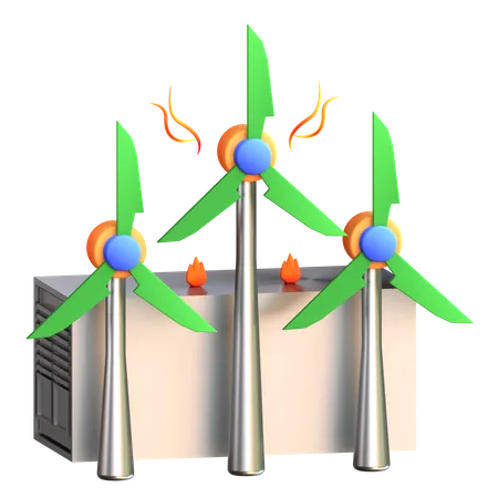 Energy Crisis  3D Icon