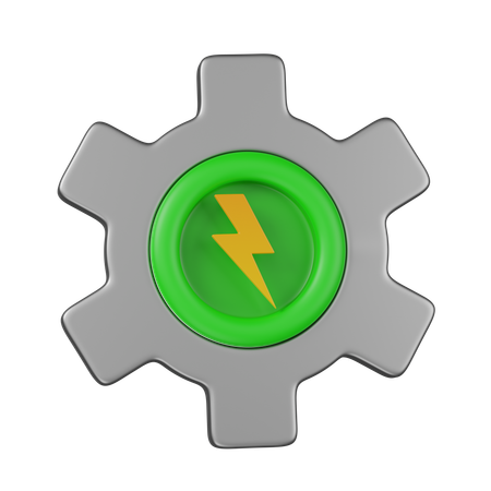 Energy management  3D Icon