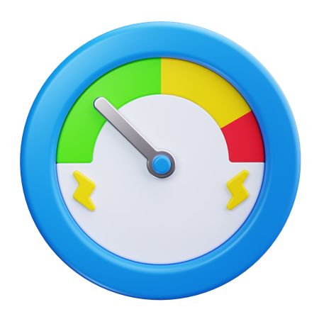 Energy Meter  3D Icon