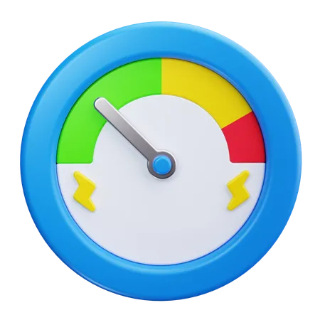 Energy Meter  3D Icon