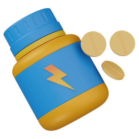 Energy pills  3D Icon