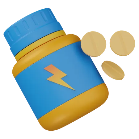 Energy pills  3D Icon