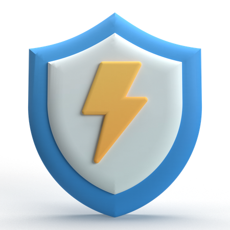 Energy Protection  3D Icon