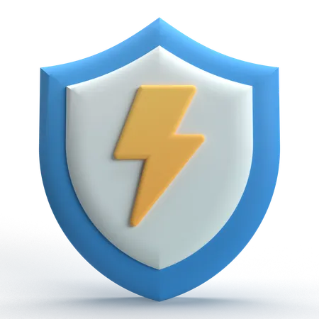 Energy Protection  3D Icon