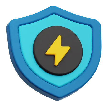 Energy Protection  3D Icon