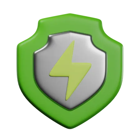 Energy Protection  3D Icon