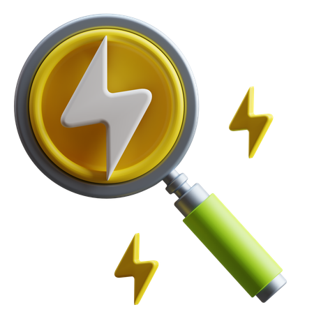 Energy Research  3D Icon