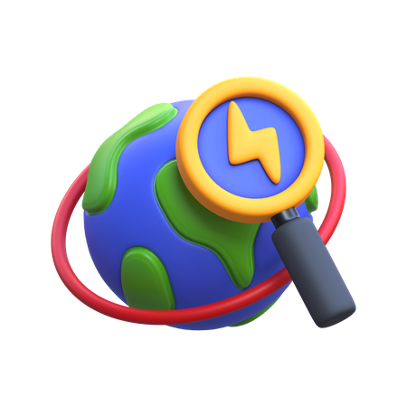 Energy Research  3D Icon