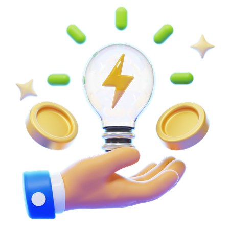 ENERGY SAVING  3D Icon