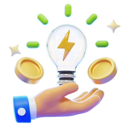 ENERGY SAVING  3D Icon