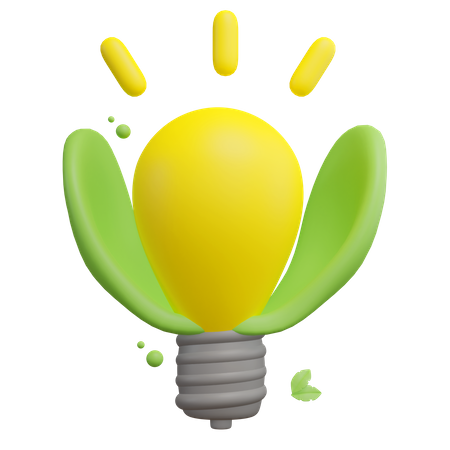 Energy Saving  3D Icon