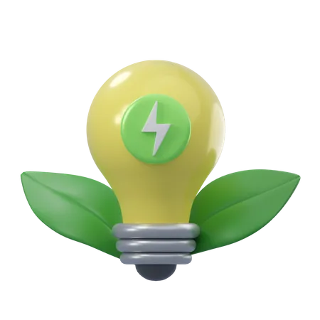 Energy Saving  3D Icon