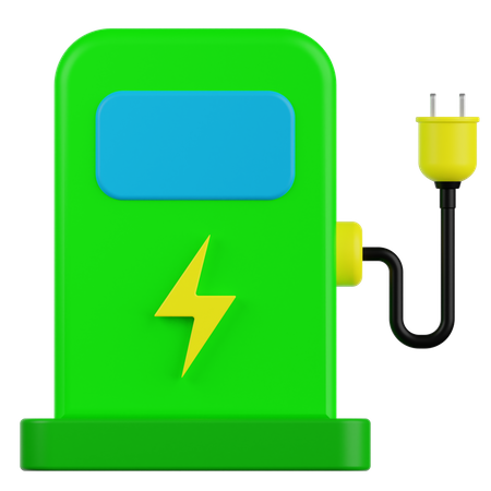 Energy Station  3D Illustration