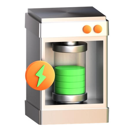 Energy Storage  3D Icon