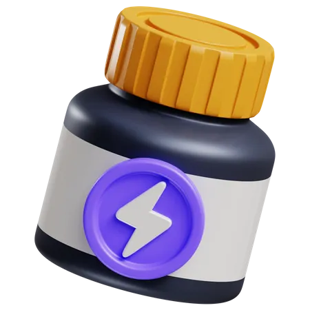 Energy Supplement  3D Icon