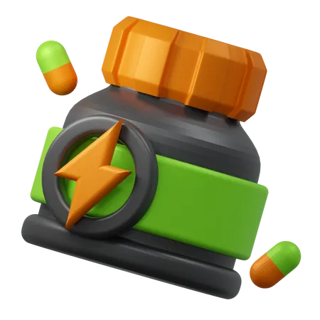 Energy Supplement  3D Icon