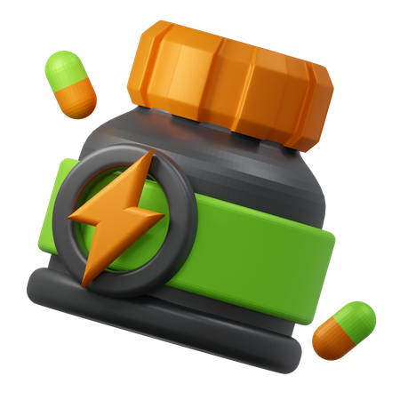 Energy Supplement  3D Icon