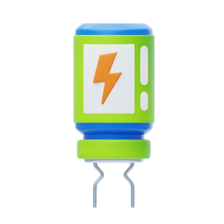 Energy System  3D Icon