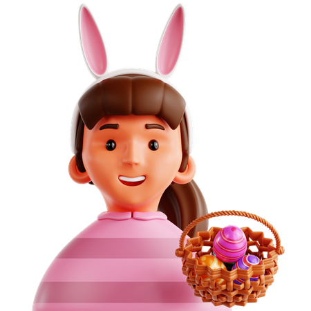 Enfant de Pâques  3D Icon