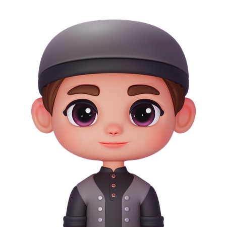Enfant musulman  3D Icon