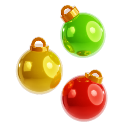 Enfeite de bola  3D Icon