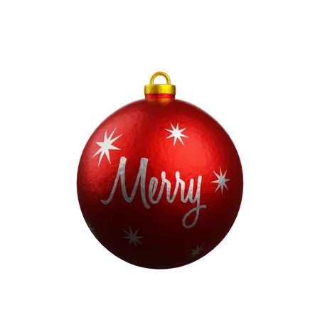 Enfeite de natal  3D Icon