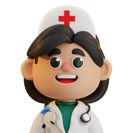 Enfermeira  3D Icon