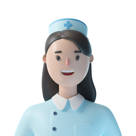 Enfermeira  3D Illustration