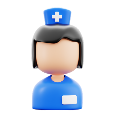 Enfermeira hospitalar  3D Icon