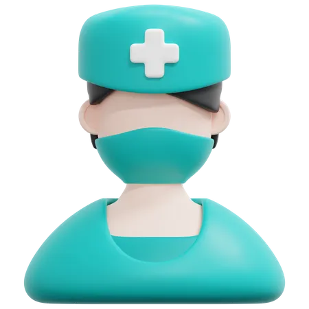 Enfermeiro  3D Icon