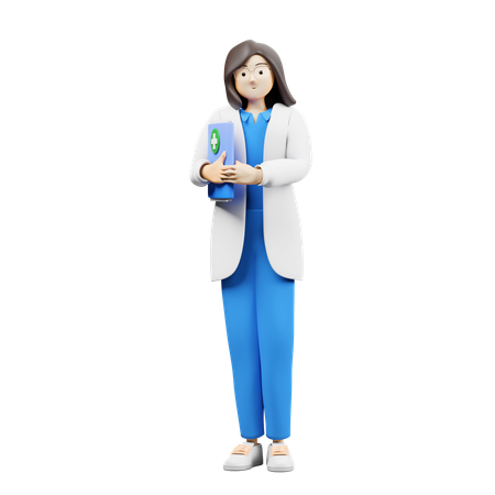 Enfermera  3D Icon