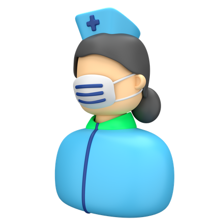 Enfermero  3D Illustration