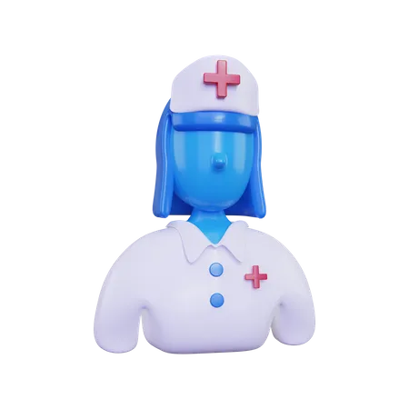 Ilustracion Del Concepto De Enfermera 3D Illustration