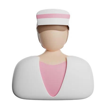 Enfermera  3D Icon