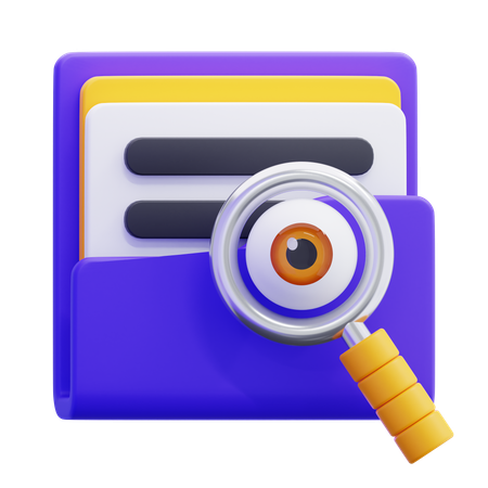 Enfoque de conocimiento  3D Icon