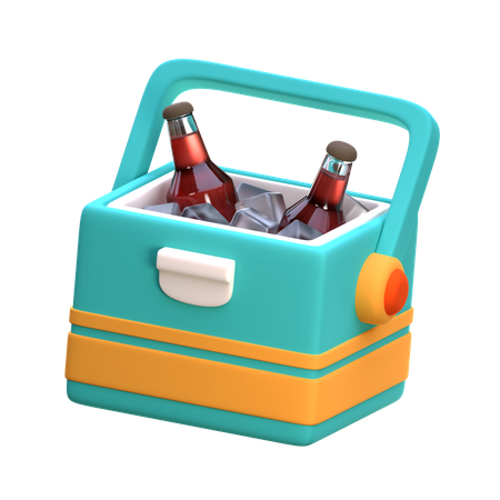 Refrigerador de playa  3D Icon