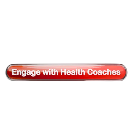 Engage With Health Coaches  3D Icon