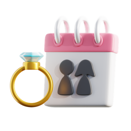 Engagement Day  3D Icon