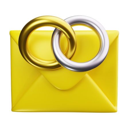 Engagement Invitation  3D Icon