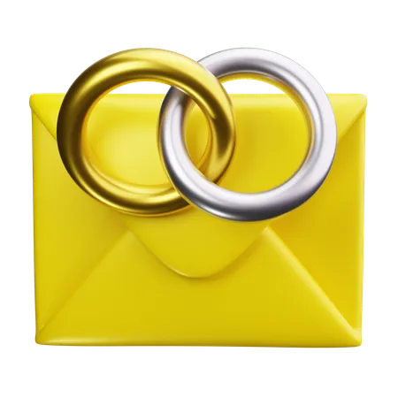 Engagement Invitation  3D Icon