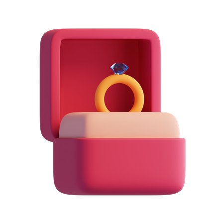 Engagement Ring  3D Icon